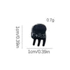 Women's Casual Jewelry Plastic Handmade Hairpin Hair Accessories