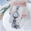 Women's Casual Metal And Stainless Steel Quartz Bracelet Watch With Round Dial