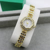Women's Casual Metal And Stainless Steel Quartz Bracelet Watch With Round Dial