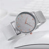 Women's Casual Quartz Watch With Alloy Case Silicone Strap And Round Dial