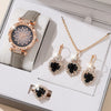 Women's Casual Quartz Watch With Round Dial Pin Buckle Imitation Leather Strap And Alloy Case