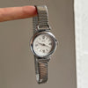 Women's Casual Round Alloy Case Imitation Leather Strap Watch With Roman Numeral Retro Style