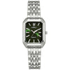 Women's Casual Square Alloy And Stainless Steel Band Fashion Quartz Watch