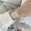 Women's Casual Square Quartz Watch Alloy Case Ordinary Glass Mirror