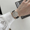 Women's Casual Square Quartz Watch Alloy Case Ordinary Glass Mirror