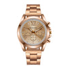 Women's Casual Stainless Steel And Alloy Quartz Watch With Round Dial