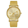 Women's Casual Watch Butterfly Design Round Dial Silicone Band Plastic Case Stainless Steel Buckle