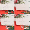 Women’s Christmas Alloy Drop Earrings Set With Santa Claus Christmas Tree Gift Box Elk And Other Festive Motifs Electroplated Design
