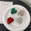 Women's Christmas Style Handmade Acrylic Geometric Hair Grab Clip