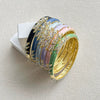 Women's Cloisonné Enamel Bracelet With Filigree Openwork And Round Enamel Retro Design