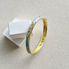 Women's Cloisonné Enamel Bracelet With Filigree Openwork And Round Enamel Retro Design