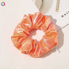 Women's Cloth And Pu Handmade Zipper Large Intestine Hair Ring Hair Accessories