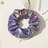 Women's Cloth And Pu Handmade Zipper Large Intestine Hair Ring Hair Accessories