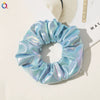 Women's Cloth And Pu Handmade Zipper Large Intestine Hair Ring Hair Accessories