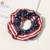 Women's Cloth And Pu Handmade Zipper Large Intestine Hair Ring Hair Accessories