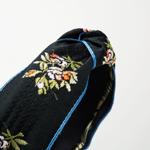 Women's Cloth Cross Handmade Embroidery Headband Hair Accessories