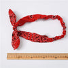 Women's Cloth Geometric Deformed Rabbit Ear Headband Insect Retro Style