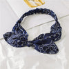 Women's Cloth Geometric Deformed Rabbit Ear Headband Insect Retro Style