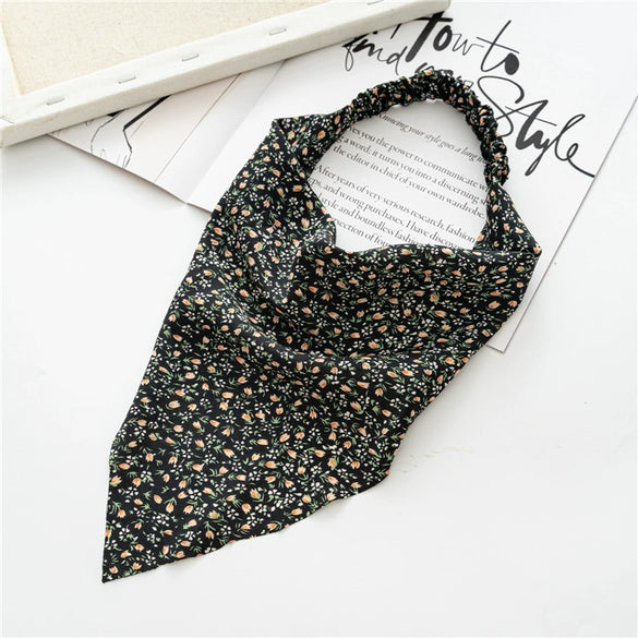 Women's Cloth Geometric Triangle Headband For Spring