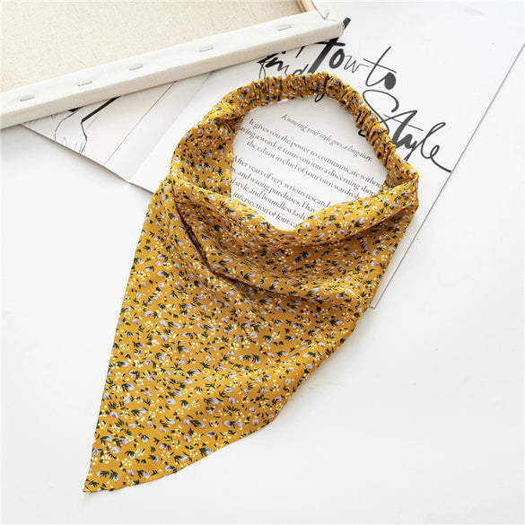 Women's Cloth Geometric Triangle Headband For Spring