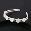 Women's Cloth Handmade Floral Plaid Hair Hoop Headband Hair Accessories
