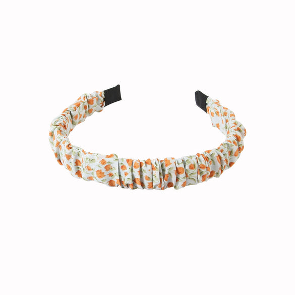 Women's Cloth Handmade Floral Plaid Hair Hoop Headband Hair Accessories