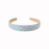 Women's Cloth Handmade Floral Plaid Hair Hoop Headband Hair Accessories