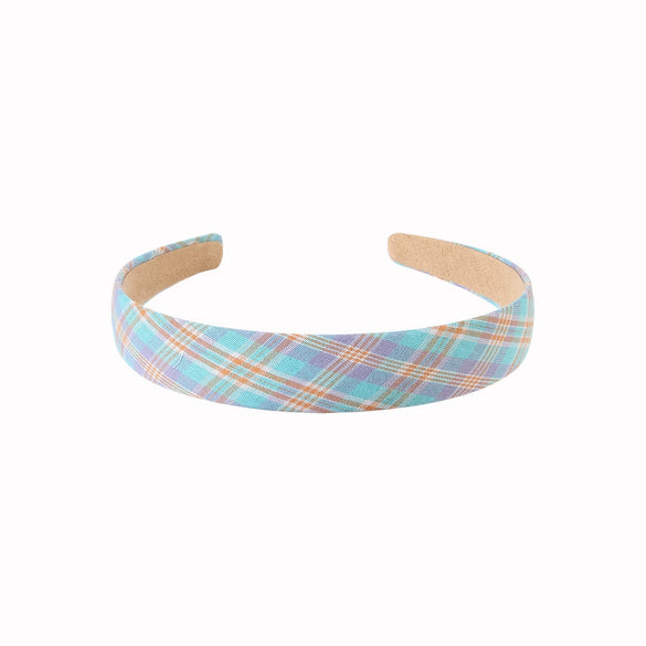 Women's Cloth Handmade Floral Plaid Hair Hoop Headband Hair Accessories