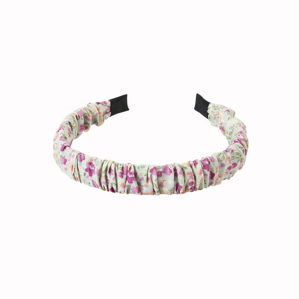 Women's Cloth Handmade Floral Plaid Hair Hoop Headband Hair Accessories