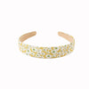 Women's Cloth Handmade Floral Plaid Hair Hoop Headband Hair Accessories