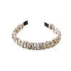 Women's Cloth Handmade Floral Plaid Hair Hoop Headband Hair Accessories