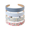 Women's Cloth Handmade Floral Plaid Hair Hoop Headband Hair Accessories