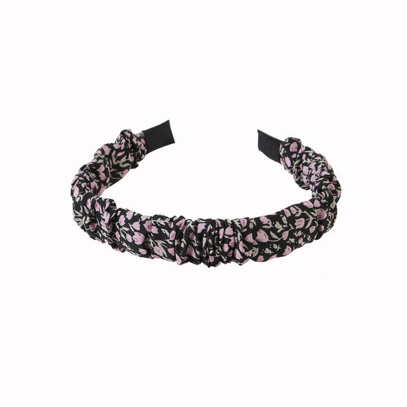 Women's Cloth Handmade Floral Plaid Hair Hoop Headband Hair Accessories