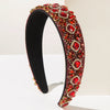 Women's Cloth Headband Fashion Retro Baroque Style Set With Diamonds