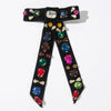 Women's Cloth Retro Geometric Diamond Flocking Onecharacter Clip Hair Accessories