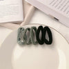 Women's Cloth Rubber Band Hair Tie High Elastic Handmade Geometric Style