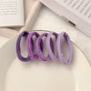 Women's Cloth Rubber Band Hair Tie High Elastic Handmade Geometric Style