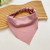 Women's Cloth Satin Bag Scarf Hair Elastic Belt Triangle Geometric Hair Accessories