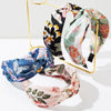Women's Cloth Widebrimmed Flower Headband With Printing Bohemian Style Fashion Hair Accessories