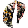 Women's Cloth Widebrimmed Flower Headband With Printing Bohemian Style Fashion Hair Accessories