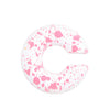 Women's Color Matte Thick Round C Shaped Hole Free Ear Clip Earrings Geometric Pattern Painted Finish