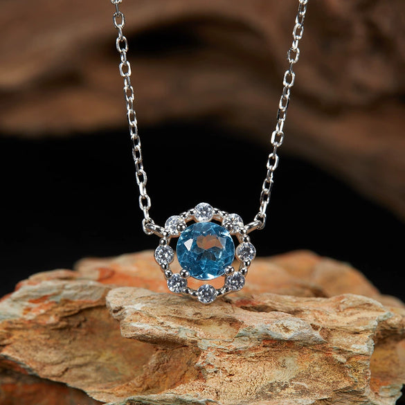 Women's Colored Gemstone Ring Jewelry Set S925 Sterling Silver Geometric Style Set With Gemstones