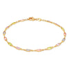 Women’s Colorful Copper Geometric Anklet Delicate Elegant Simple Ankle Chain Fashion Jewelry Gift