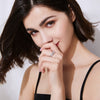 Women's Colorful Geometric Copper Ring With Zircon Inlay Electroplated Fashion Jewelry Wholesale