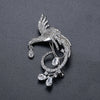 Women's Colorful Phoenix Brooch With Microinlaid Zircon Electroplated Copper Animal Jewelry Accessory
