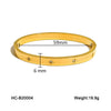 Women's Commuter Fashion Allmatch Stainless Steel Bamang Star Buckle Bracelet With Diamond Design