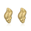 Women's Conch Shell Earrings Copper With Zirconia Animal Zodiac Style