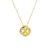 Women's Constellation Fashion Pendant Necklace Copper Brass Electroplating Clip Bead Chain