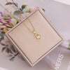 Women's Constellation Metal Pendant Necklace With Micro Inlay Full Diamond And Electroplating