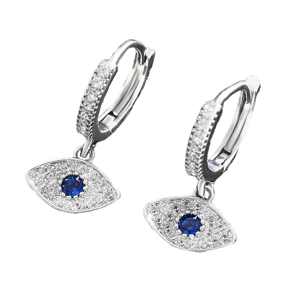 Women's Cool Style Geometric Copper Zirconia Earrings